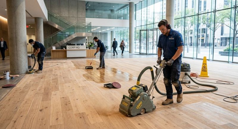 Our team working on Flooring Service projects in San Ramon, CA
