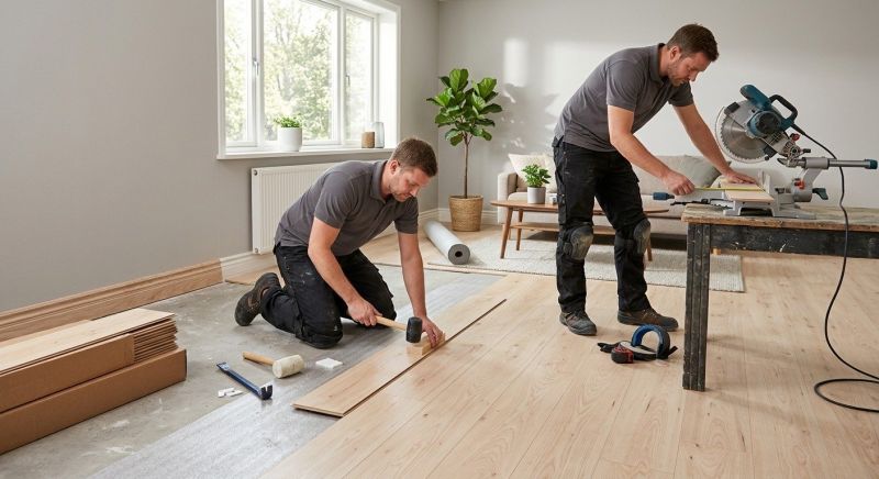 Laminate Floor Installation in Pleasanton, CA