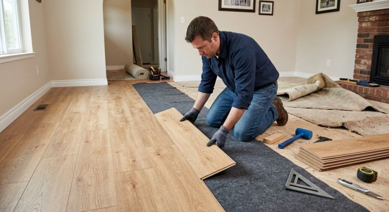 Laminate Floor Remodeling in San Ramon, CA