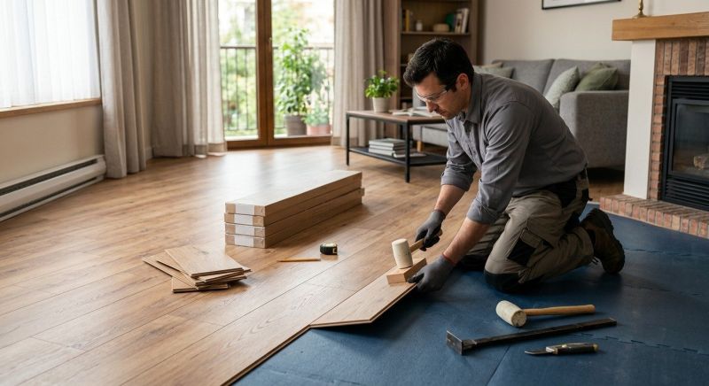 Laminate Floor Replacement in Belmont, CA