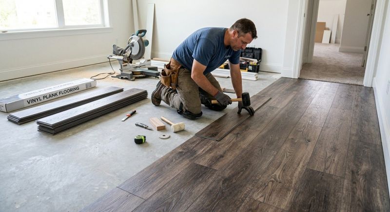 Linoleum Floor Installation in Belmont, CA