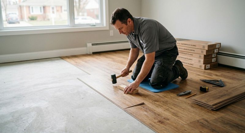 Linoleum Flooring Replacement in San Ramon, CA