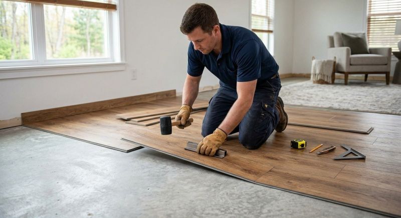 Luxury Vinyl Tile Installation in San Carlos, CA