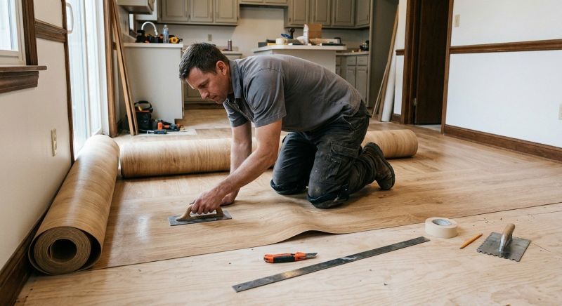 Sheet Flooring Installation in Pleasanton, CA