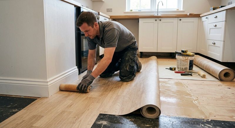 Sheet Linoleum Installation in Alameda, CA