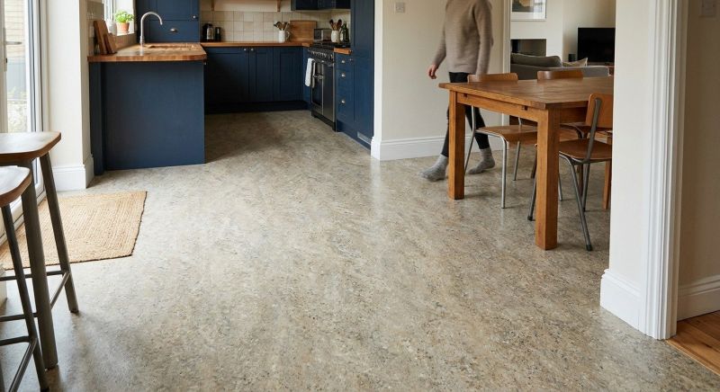 Sheet Linoleum Installation in Belmont, CA